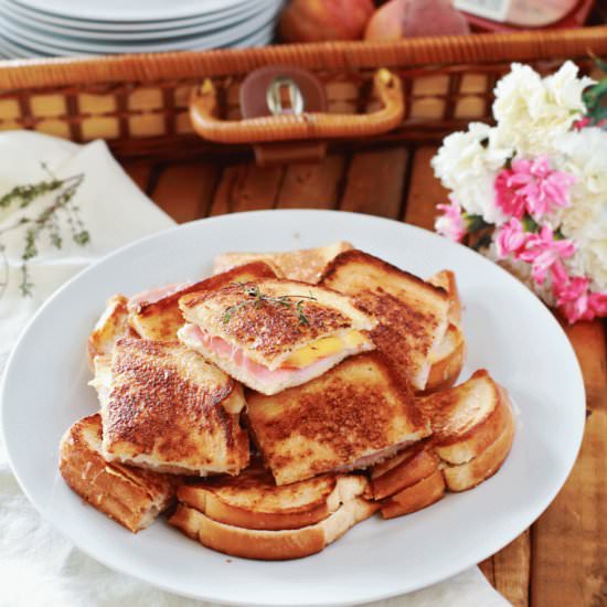 Spring Grilled Cheese Sandwich - Recipe photo by FlirtingwithFlavor