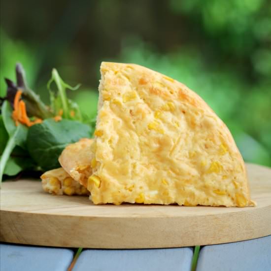 Baked Corn Fritters Slice - Recipe photo by SouthernInLaw