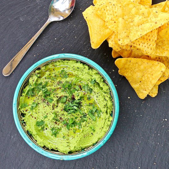 Spinach & Parsley Houmous - Recipe photo by glutenfreealchemist