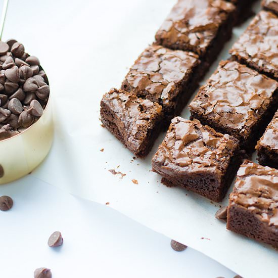 Milk Chocolate Brownies - Recipe photo by livelymess