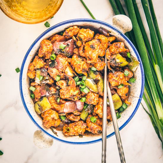 Dry Gobhi Manchurian - Recipe photo by Whiskaffair