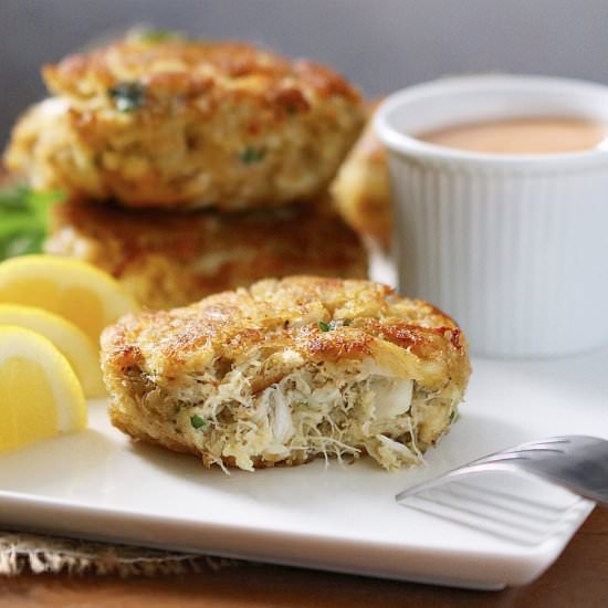 Grain-Free Crab Cakes - Recipe photo by Lila Ruth Grain Free