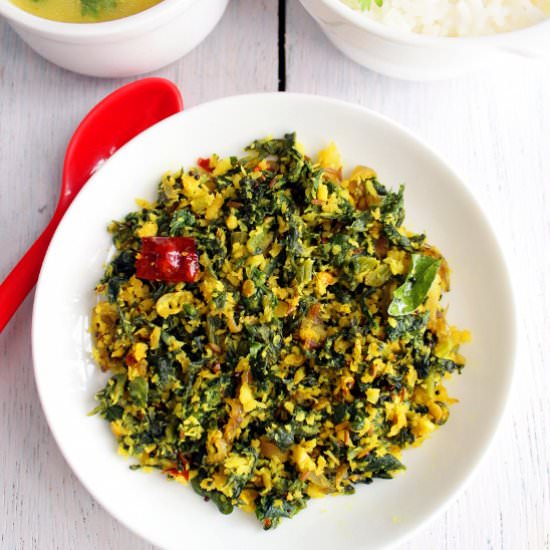 Radish Greens Stir Fry - Recipe photo by blogexplore