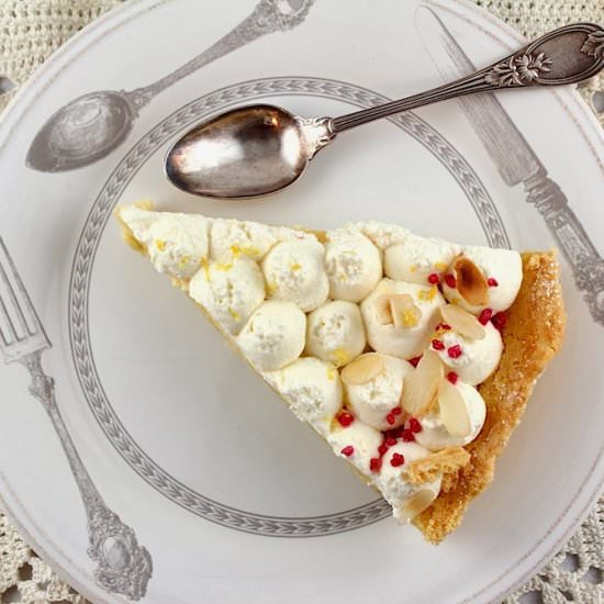 Lemon Tart with Mascarpone Cream - Recipe photo by lifesafeast