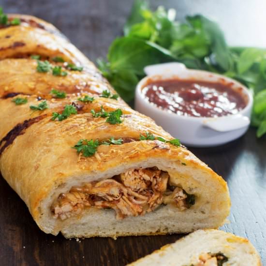 Chicken Stromboli - Recipe photo by Home Cooking Adventure