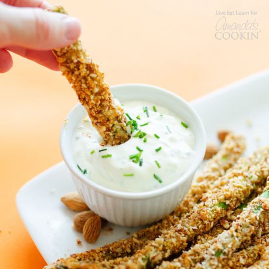 ALMOND AND PARMESAN CRUSTED ASPARAG - Recipe photo by amandascookin