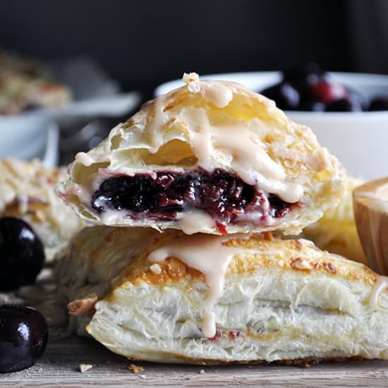 Cherry Turnovers with Cream Cheese - Recipe photo by BatterandDough