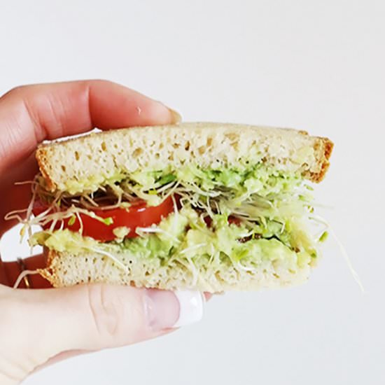Easy Avocado Tomato Sandwich - Recipe photo by TwoRaspberries