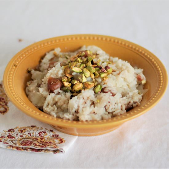 Rice Pilaf with Dates - Recipe photo by Inspired by the Seasons