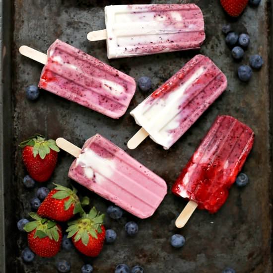Fresh Fruit Popsicles - Recipe photo by SlapDashMom