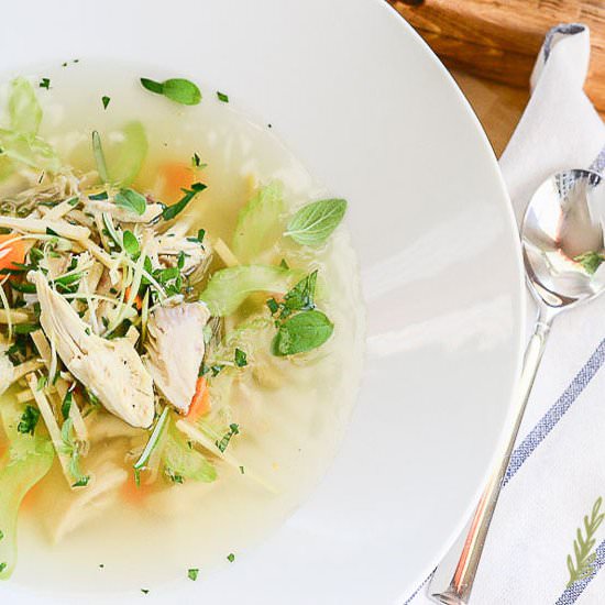 Medicine Bomb Chicken Soup - Recipe photo by senseandedibility