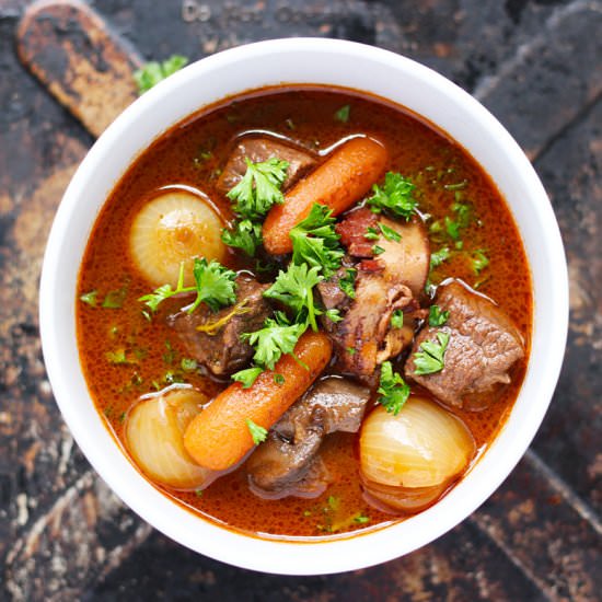 Easy Boeuf Bourguignon - Recipe photo by Fusion Craftiness