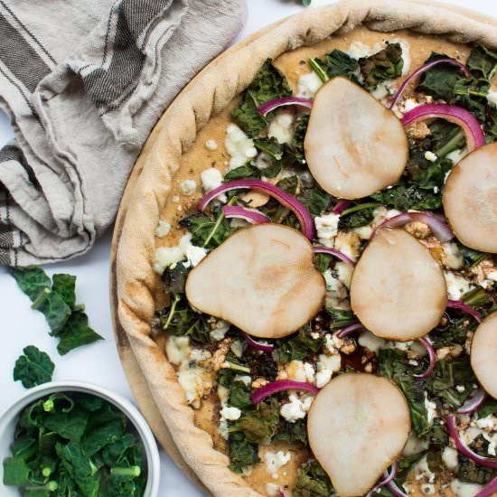 Pear Pizza - Recipe photo by betweenthepine