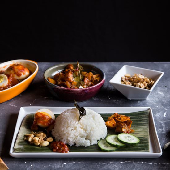 Coconut Milk Rice (Nasi Lemak) - Recipe photo by WhatToCookToday