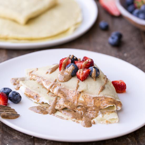 Paleo Crepes - Recipe photo by bakerita