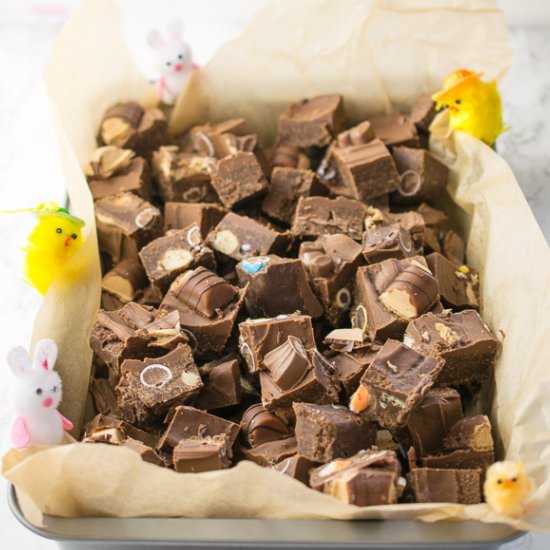 No Bake Easter Slice - Recipe photo by JoJoNookAndCranny