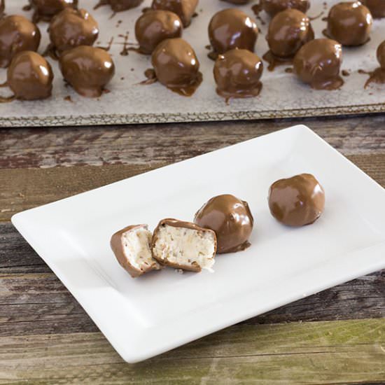 Pecan Coconut Cream Candies - Recipe photo by PearTreeKitchen
