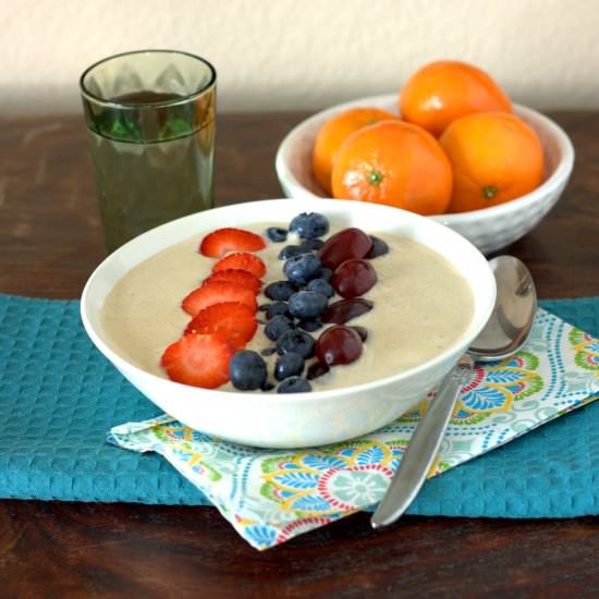 Lowfat Peanut Butter Smoothie Bowl - Recipe photo by expepicurean
