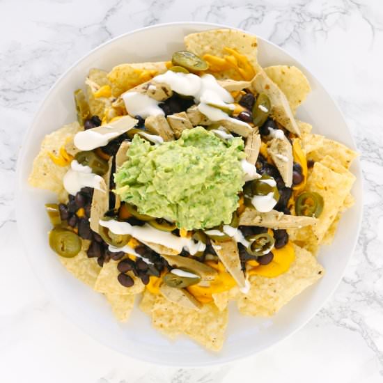 Loaded Plant-Based Nachos - Recipe photo by Greciaparra