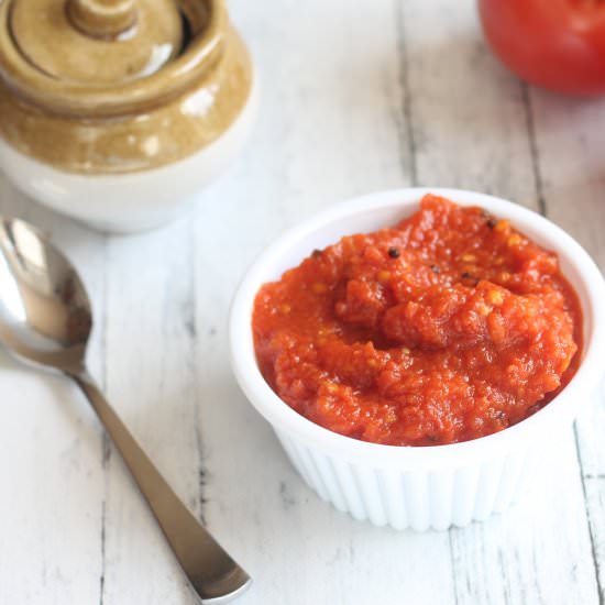 Thakkali (Tomato) Thokku - Recipe photo by Traditionallymodernfood
