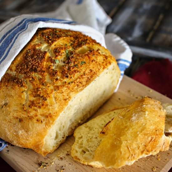 Crusty Italian Parmesan Bread - Recipe photo by Kleinworth &amp; Co