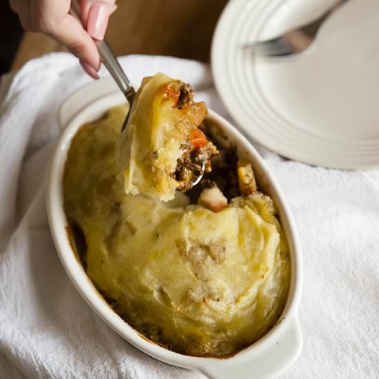 Shepherd's Pie + Caramelized Bacon - Recipe photo by jessbeecreates