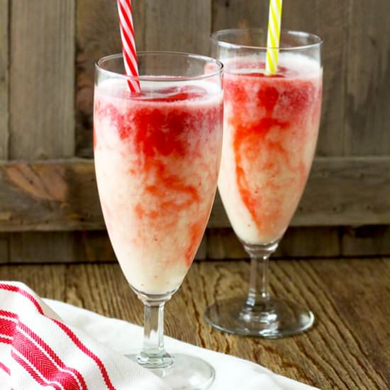 Lava Flow ~ A Tropical Drink - Recipe photo by Lemon blossoms