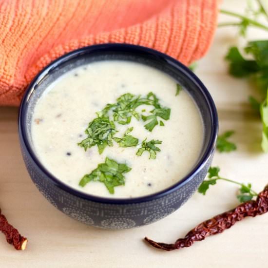Gujarati Kadhi - Recipe photo by srividhya