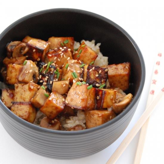 Maple Sesame Tofu - Recipe photo by theminniechef