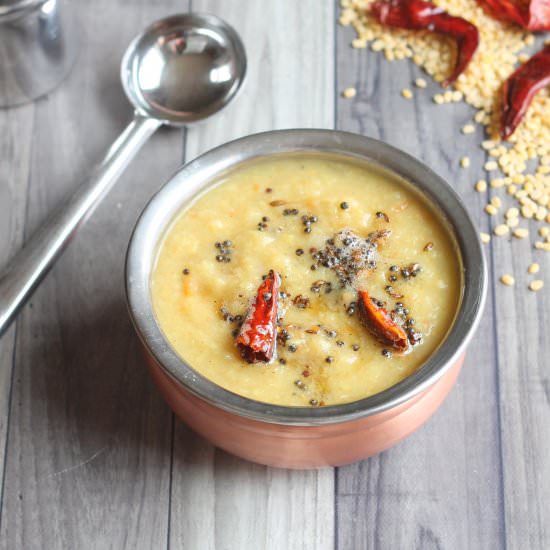 Moong Dal Tadka - Recipe photo by Traditionallymodernfood