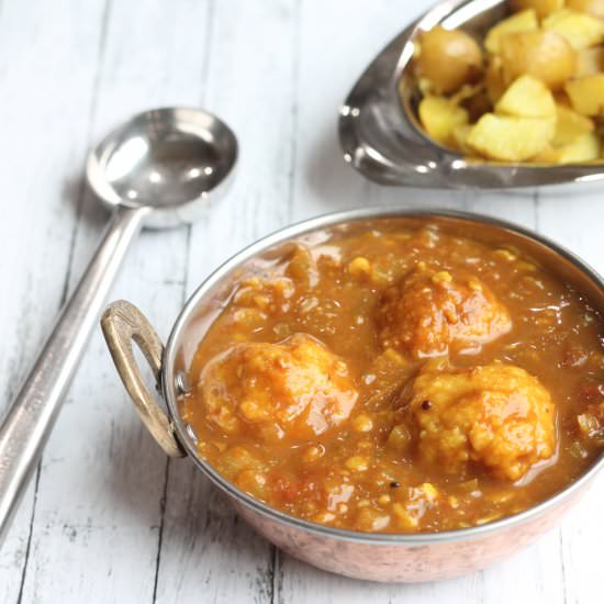 Paruppu Urundai Kuzhambu - Recipe photo by Traditionallymodernfood