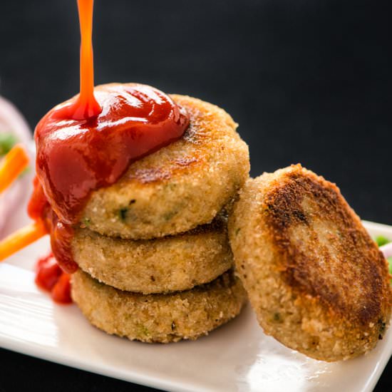 Pan Fried Soya Cutlets - Recipe photo by meemiskitchen