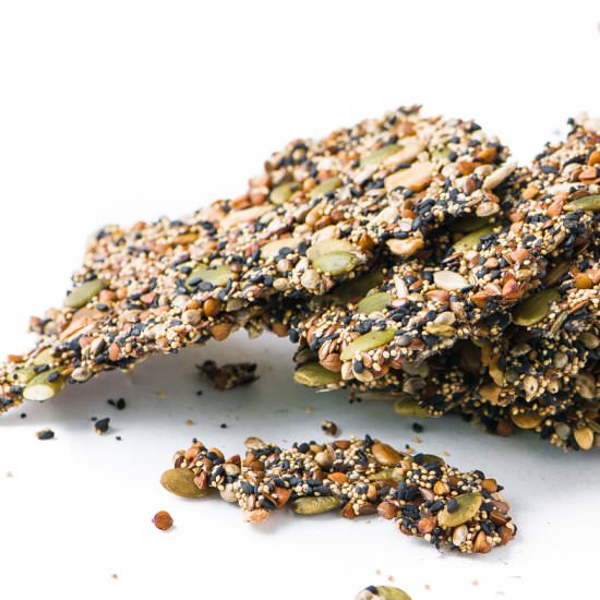 Vegan Multi Seed Crisps - Recipe photo by theviewfromgreatisland