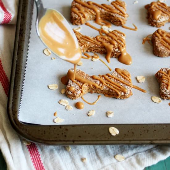 Peanut Butter Apple Dog Treats - Recipe photo by Wild wild whisk