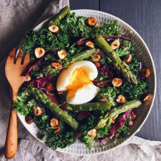 Kale and Quinoa Salad - Recipe photo by clemfoodie