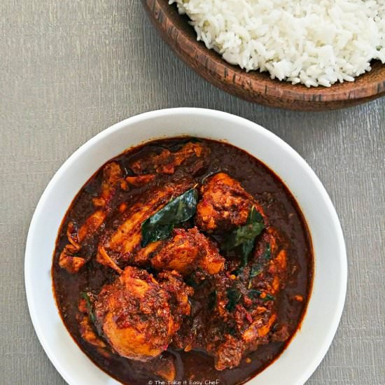Chicken Pulimunchi - Recipe photo by TheTakeItEasyChef