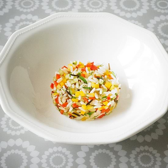 Rice Vegetable Salad - Recipe photo by lacuisinedesimona