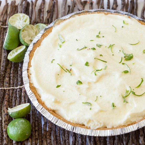 Key Lime Chiffon Pie - Recipe photo by Food Done Light