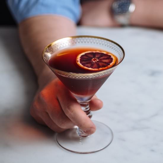 The Boulevardier Cocktail - Recipe photo by thetasteSF