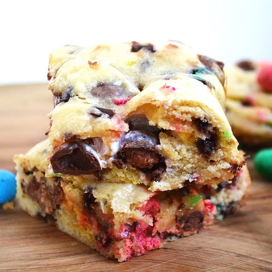 Easter Funfetti Bars - Recipe photo by lightscamerabake