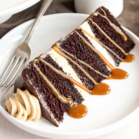 Chocolate Dulce de Leche Cake - Recipe photo by Livforcake