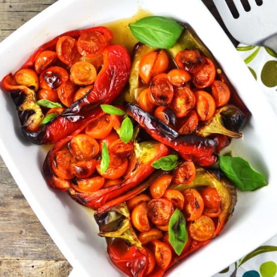 Italian Stuffed Peppers - Recipe photo by Inside the rustic kitchen