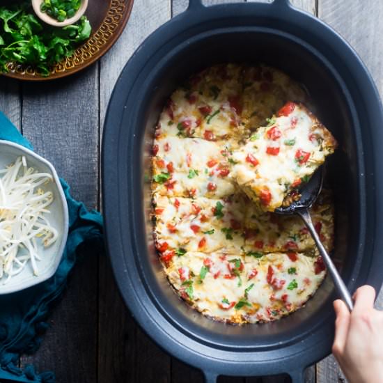 Thai Slow Cooker Zucchini Lasagna - Recipe photo by foodfaithfitness