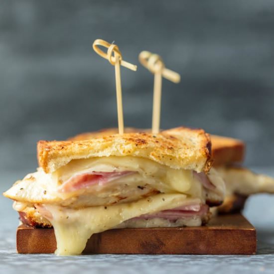 Chicken Cordon Bleu Sandwich - Recipe photo by the cookie rookie
