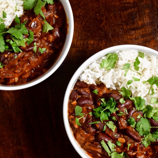 Afghan Kidney Bean Curry - Recipe photo by thecuriouschickpea