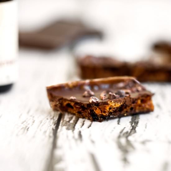 Quadruple Chocolate Honeycomb Candy - Recipe photo by BitterSweet