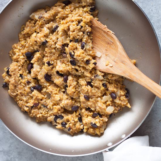 Plantain "Rice" Parmesan Risotto - Recipe photo by asassyspoon