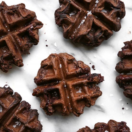 Double Chocolate Mochi Waffles - Recipe photo by wifemamafoodie