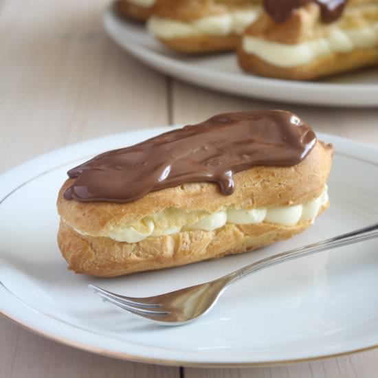 Homemade Eclairs - Recipe photo by kubeleksmakowy