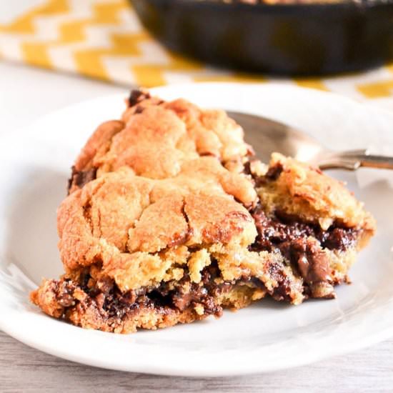 Nutella Skillet Cookie - Recipe photo by Cakes By Chichi